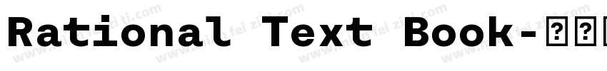 Rational Text Book字体转换